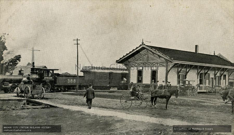 Postcard: Boston & Maine Station, Morrisville, Vermont